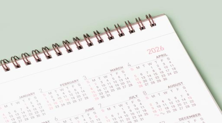 Planning your 2026 Calendar